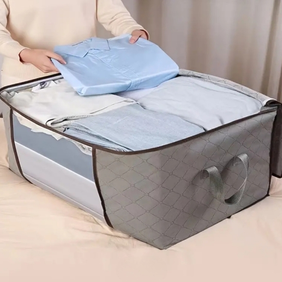 NWT Storage Bag, gray, horizontal, compact, & lightweight. Never opened or used. - Picture 3 of 6